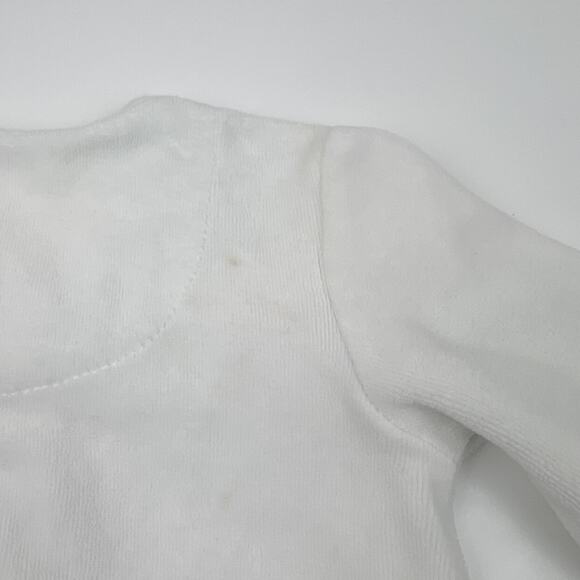 Magnetic Me White Velour Magnet Closure Sleeper - Picture 8 of 8